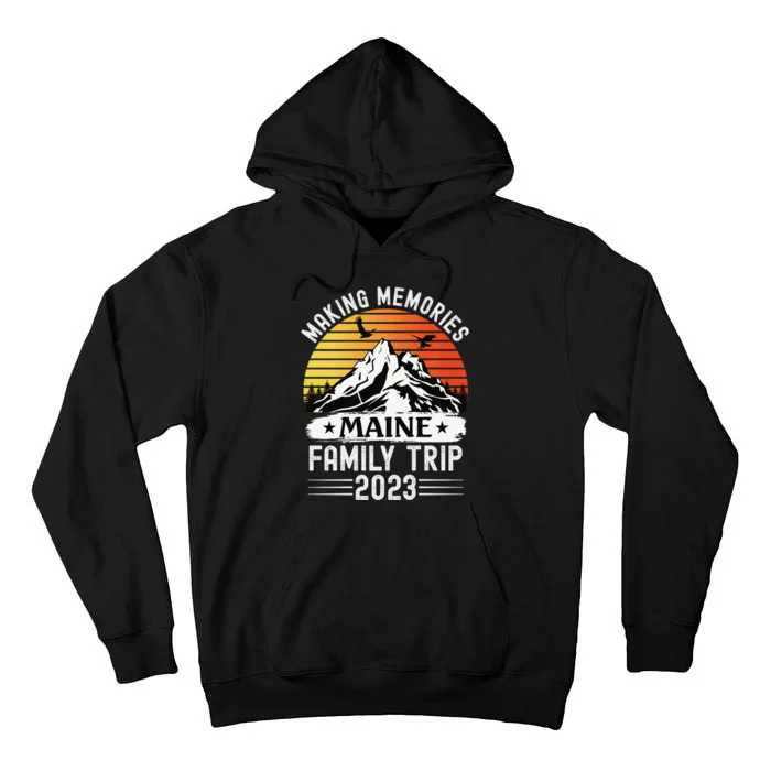 Family Vacation Hiking Camping Trip Tennessee Smoky Mountain Tall Hoodie