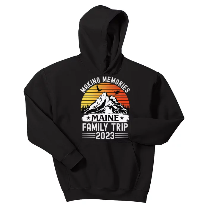 Family Vacation Hiking Camping Trip Tennessee Smoky Mountain Kids Hoodie