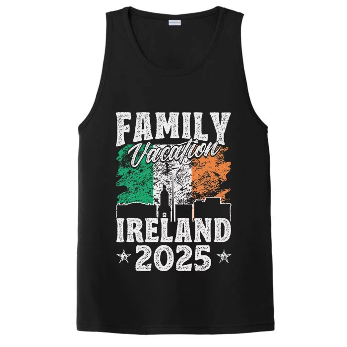 Family Vacation Ireland 2025 Beach Summer Vacation Performance Tank