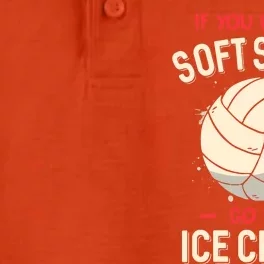 Funny Volleyball If You Want A Soft Serve Voleyball Dry Zone Grid Performance Polo