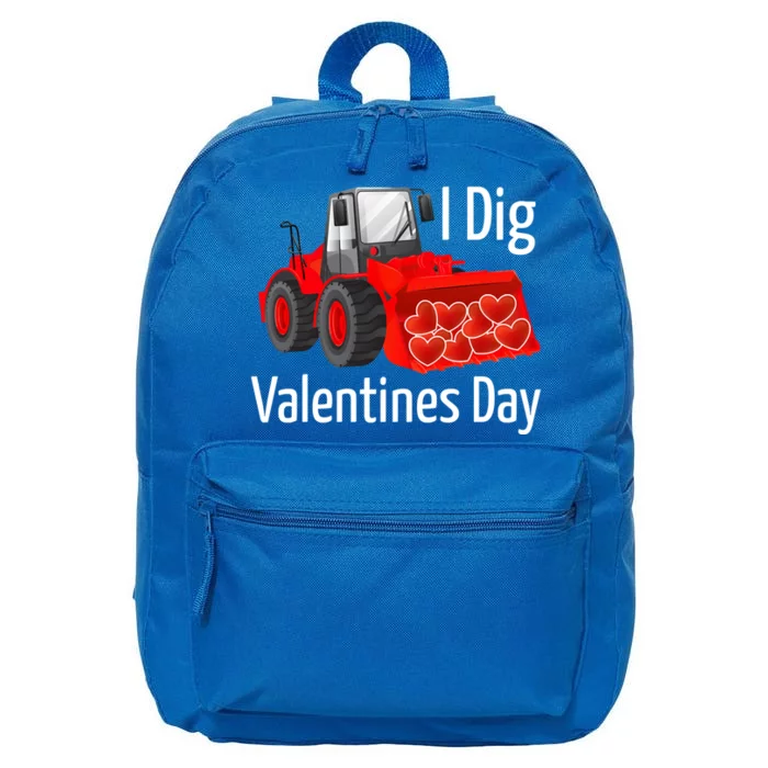 Funny Valentines Imeaningful Giftdig You Outfit Tractor Heart Gift 16 in Basic Backpack