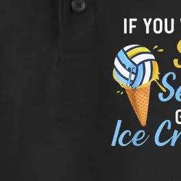 Funny Volleyball If You Want A Soft Serve Volleyball Dry Zone Grid Performance Polo