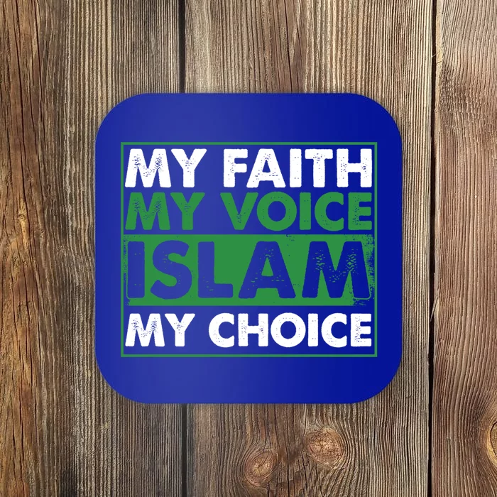 Faith Voice Islam Choice Religion Religious Islamic Gift Cute Gift Coaster