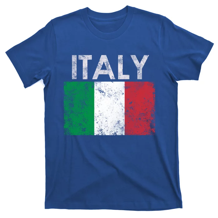 Funny Vintage Italian Italy Flag Pride Gift T-Shirt