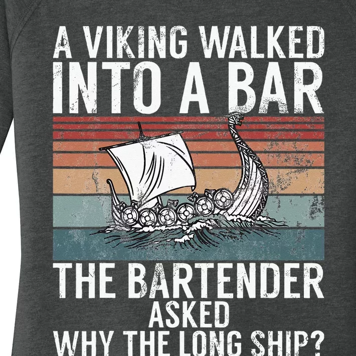 Funny Viking Joke Viking Women's Perfect Tri Tunic Long Sleeve Shirt