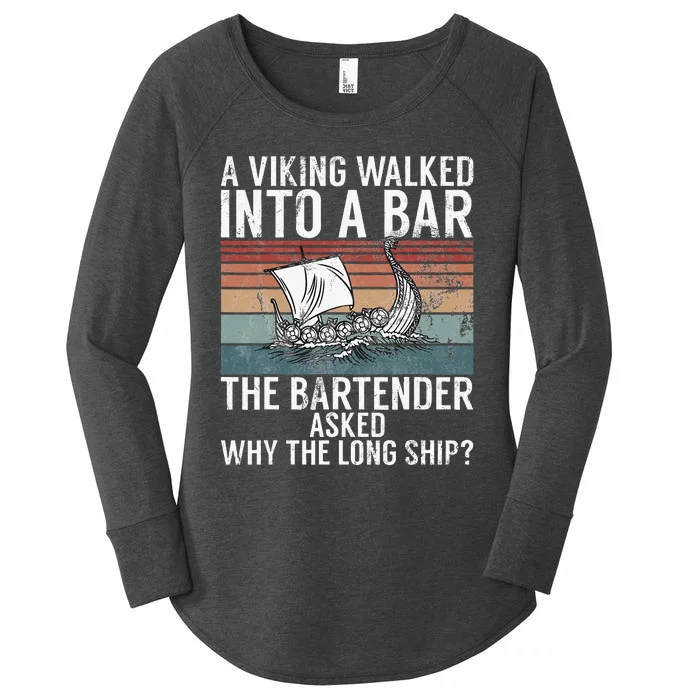 Funny Viking Joke Viking Women's Perfect Tri Tunic Long Sleeve Shirt