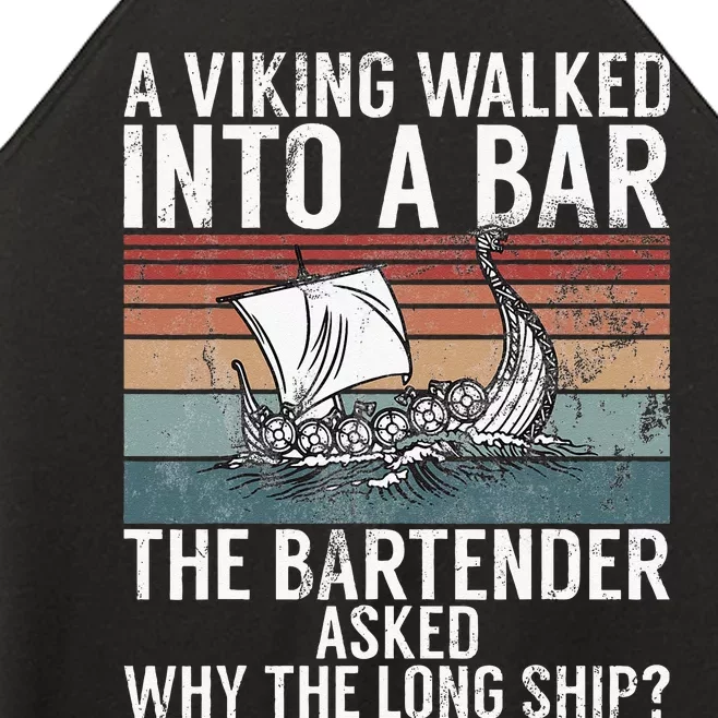 Funny Viking Joke Viking Women’s Perfect Tri Rocker Tank