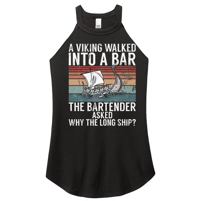 Funny Viking Joke Viking Women’s Perfect Tri Rocker Tank