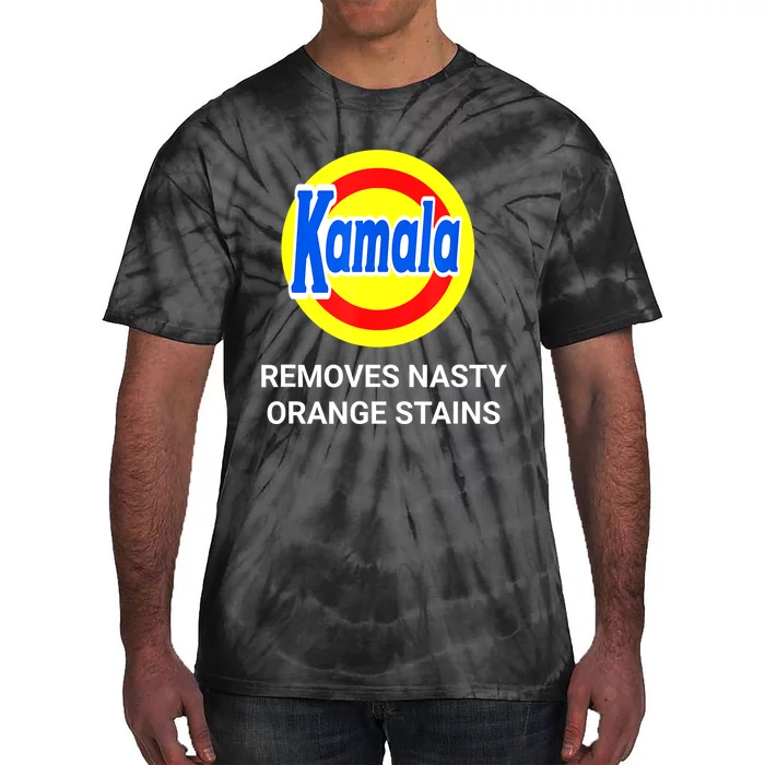 Funny Vote Kamala Harris 2024 Removes Nasty Orange Stains Gift Tie-Dye T-Shirt