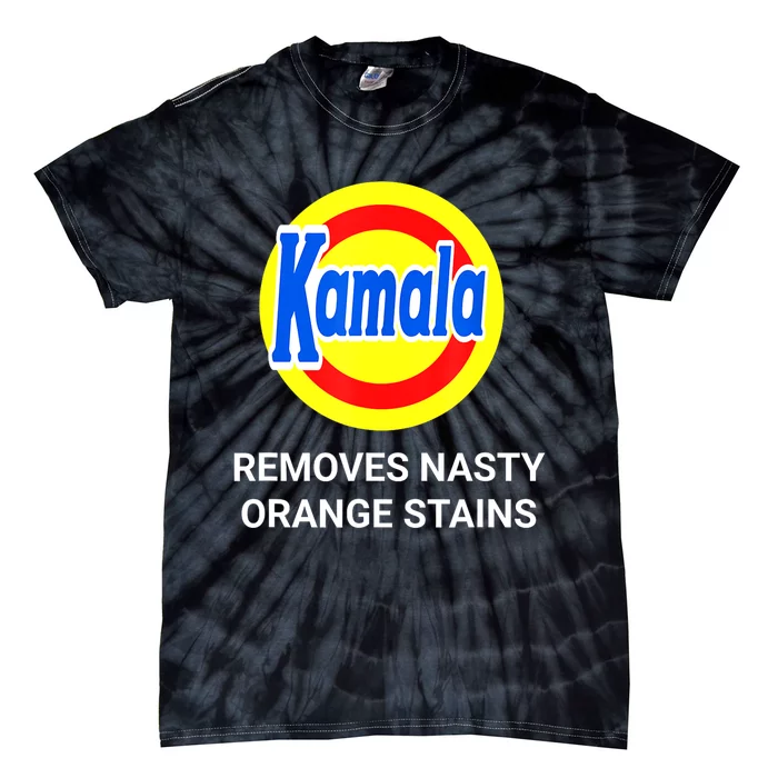 Funny Vote Kamala Harris 2024 Removes Nasty Orange Stains Gift Tie-Dye T-Shirt