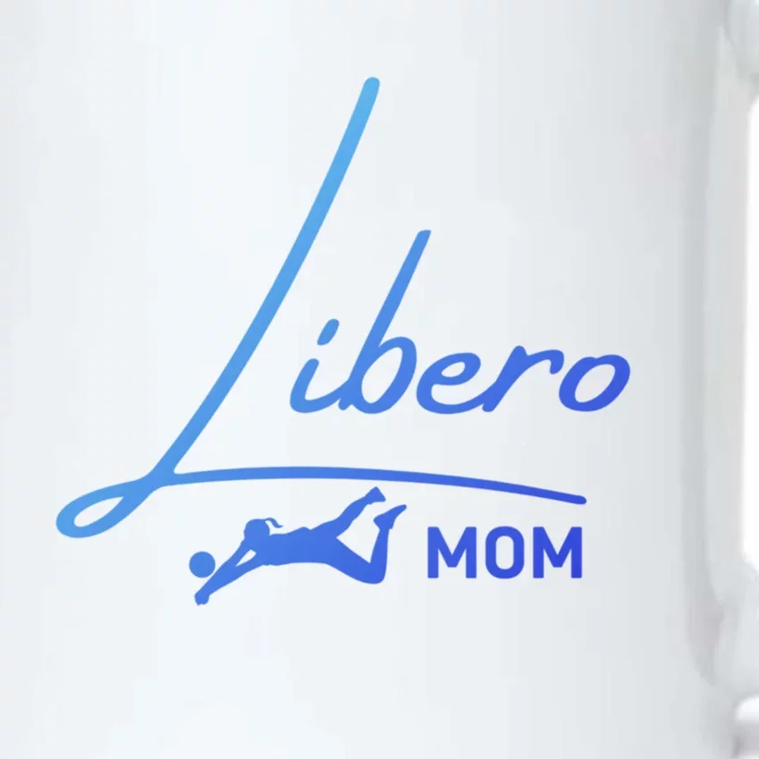 Fun Volleyball Libero Mom Graphic Gift Black Color Changing Mug