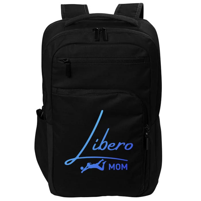 Fun Volleyball Libero Mom Graphic Gift Impact Tech Backpack