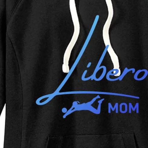 Fun Volleyball Libero Mom Graphic Gift Women's Fleece Hoodie