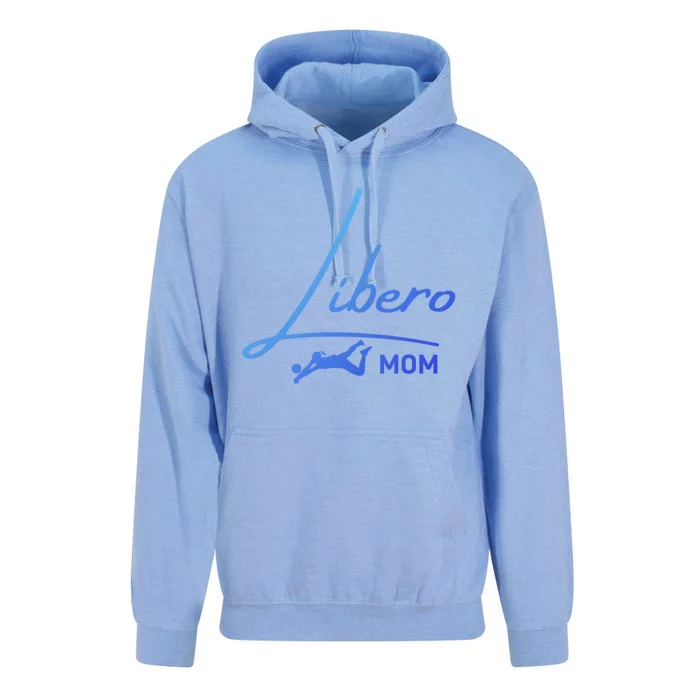 Fun Volleyball Libero Mom Graphic Gift Unisex Surf Hoodie