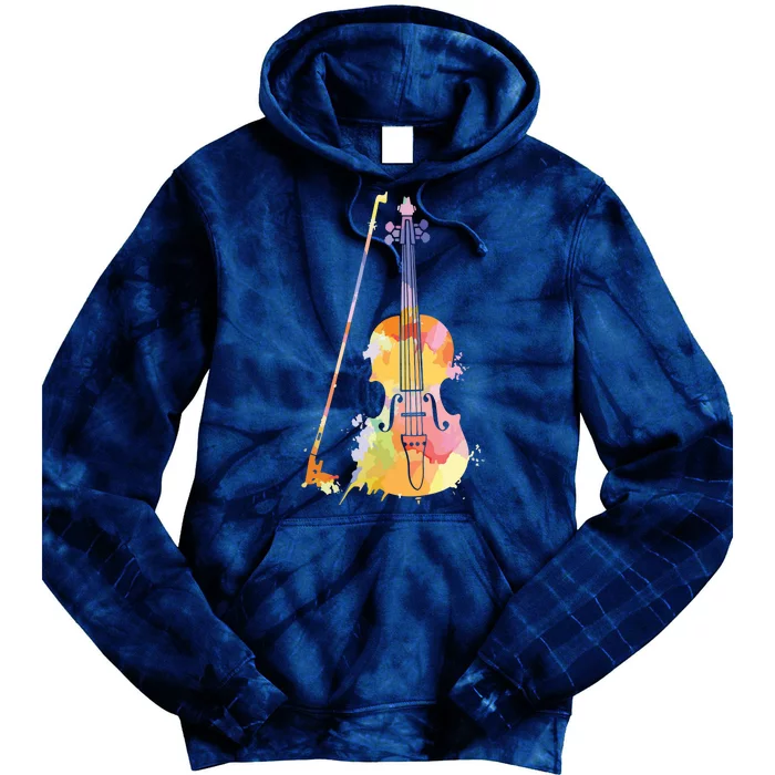 Funny Violin Lover Art For Men Women Violin Player Violinist Tie Dye Hoodie