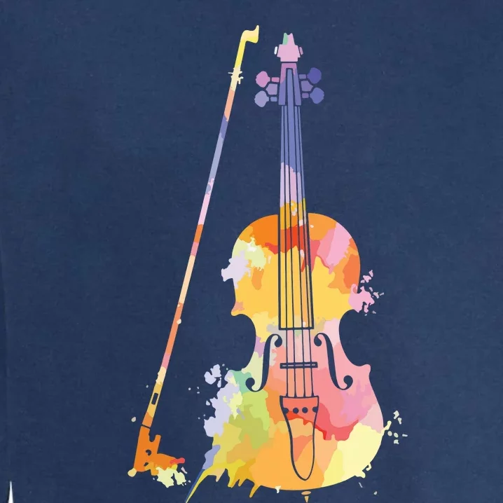 Funny Violin Lover Art For Men Women Violin Player Violinist Garment-Dyed Sweatshirt