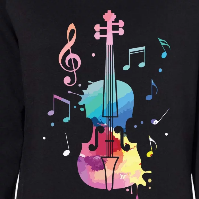 Funny Violin Lover Art For Men Women Violin Player Violinist Womens California Wash Sweatshirt