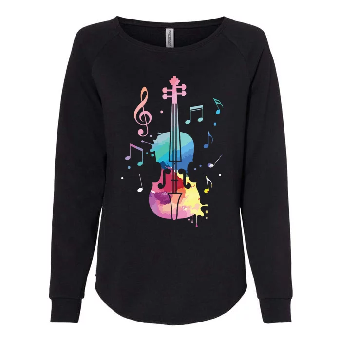 Funny Violin Lover Art For Men Women Violin Player Violinist Womens California Wash Sweatshirt