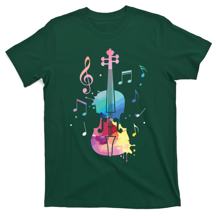 Funny Violin Lover Art For Men Women Violin Player Violinist T-Shirt