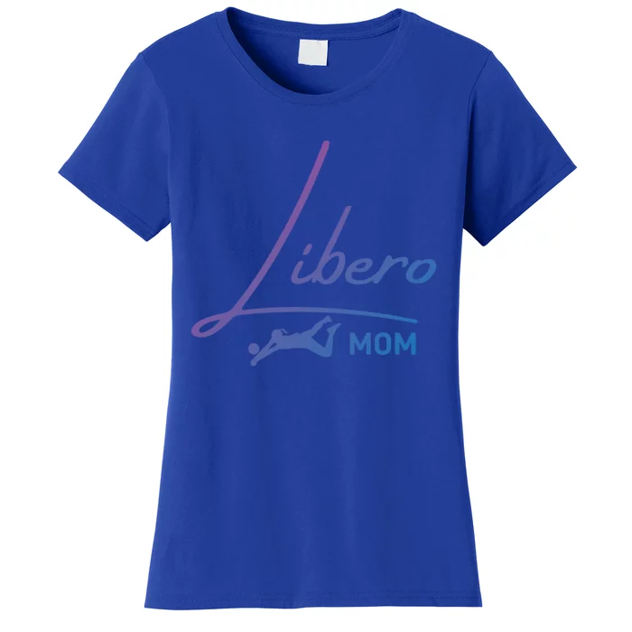 Fun Volleyball Libero Mom Graphic Gift Women's T-Shirt