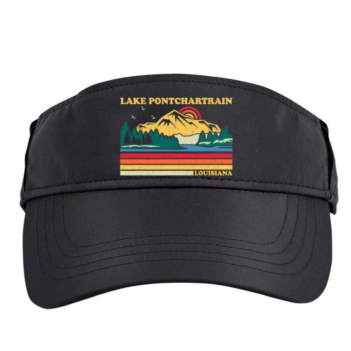 Family Vacation Louisiana Pontchartrain Lake Adult Drive Performance Visor