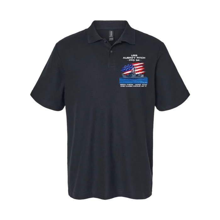 Flag Veteran Long Sleeve Softstyle Adult Sport Polo