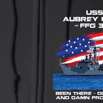 Flag Veteran Long Sleeve Full Zip Hoodie