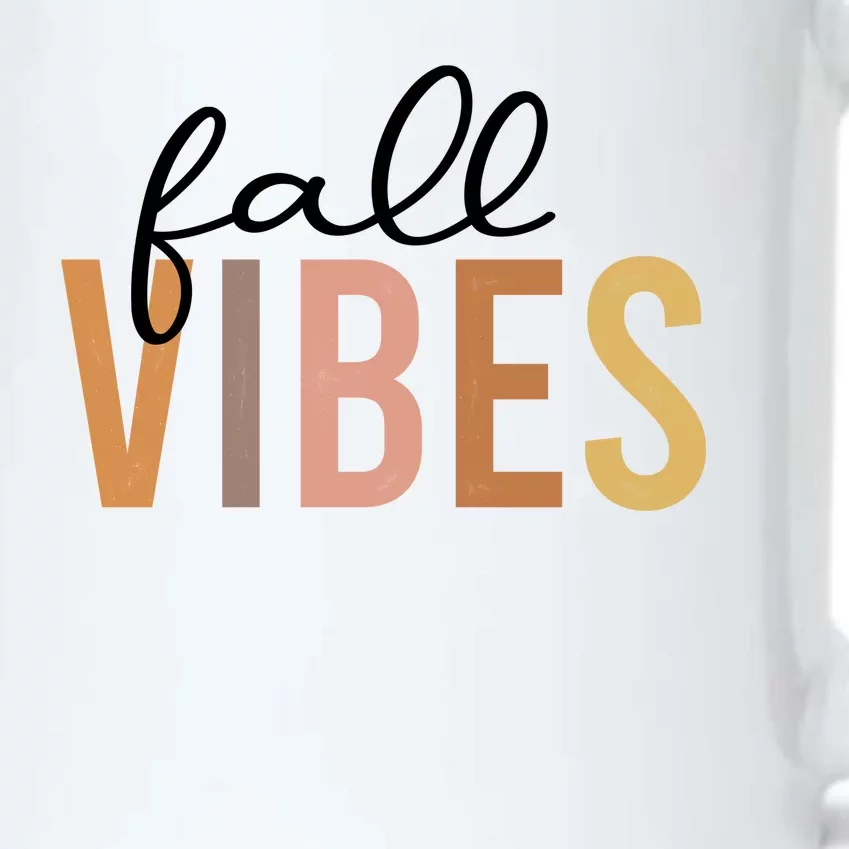 Fall Vibes Love Autumn Season Black Color Changing Mug