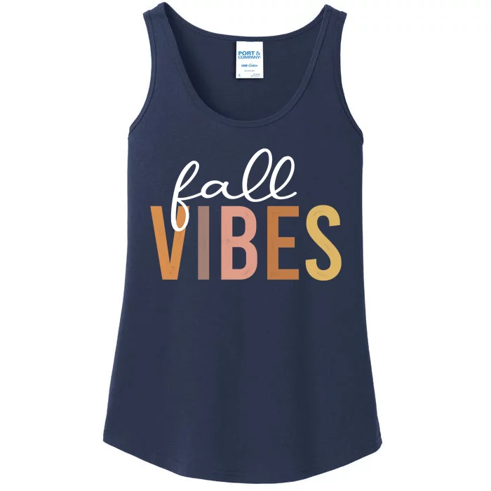 Fall Vibes Love Autumn Season Ladies Essential Tank