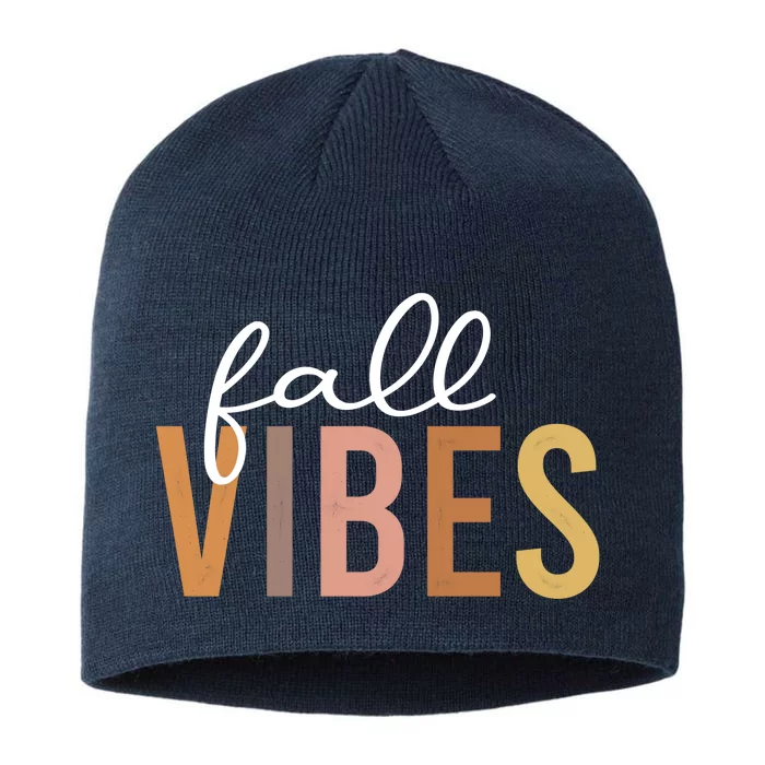 Fall Vibes Love Autumn Season 8 1/2in Sustainable Knit Beanie