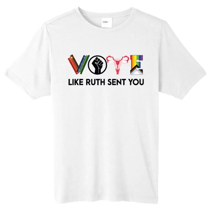 Funny Vote Like Ruth Sent You Gavel Feminists Lgbt Pride ChromaSoft Performance T-Shirt