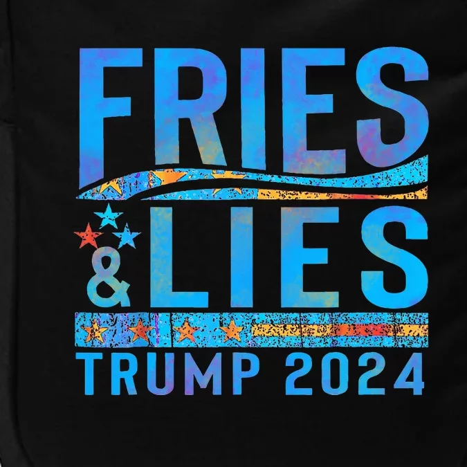 Fries Vs Lies Trump 2024 French Fries Trump Vance 2024 Impact Tech Backpack