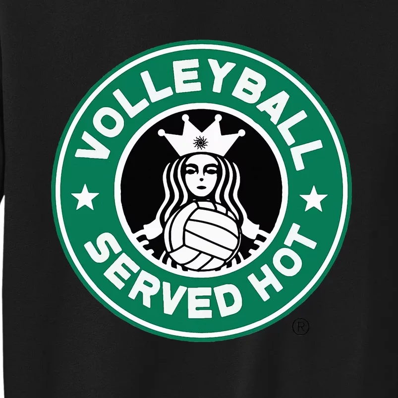 Funny Volleyball Logo Design Great Tall Sweatshirt