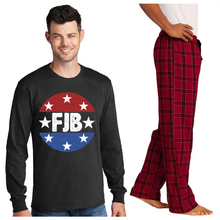 FJB Vintage Logo F Joe Biden Long Sleeve Pajama Set