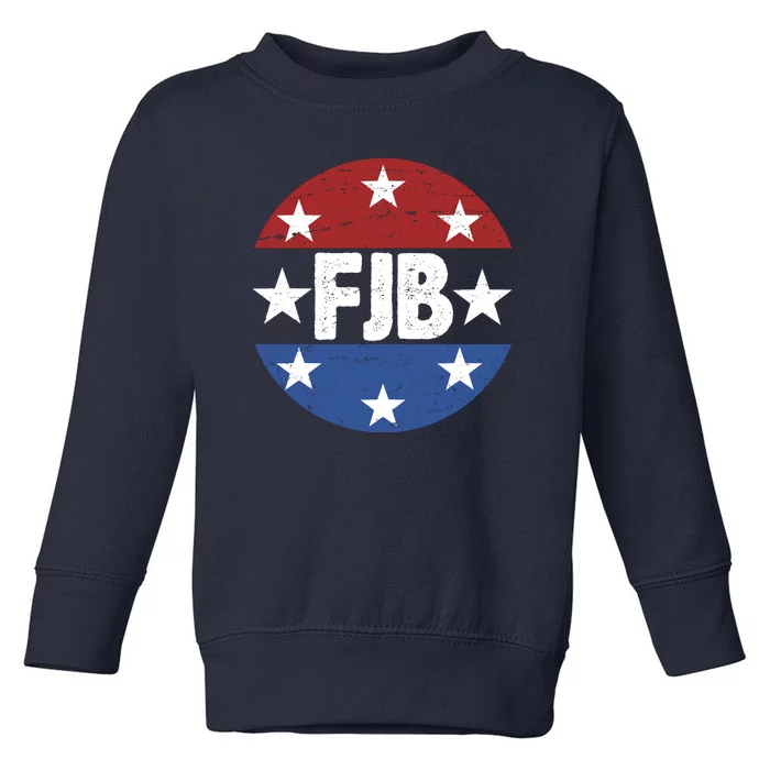 FJB Vintage Logo F Joe Biden Toddler Sweatshirt