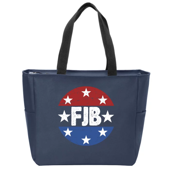 FJB Vintage Logo F Joe Biden Zip Tote Bag