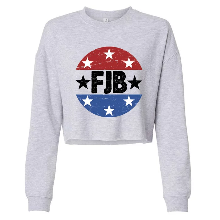 FJB Vintage Logo F Joe Biden Cropped Pullover Crew