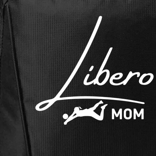 Fun Volleyball Libero Mom Graphic Gift City Backpack