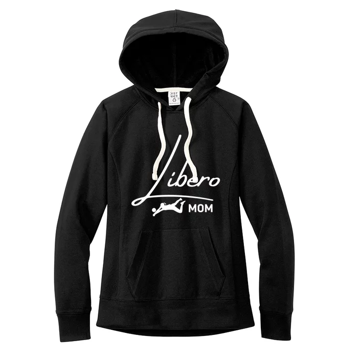 Fun Volleyball Libero Mom Graphic Gift Women's Fleece Hoodie