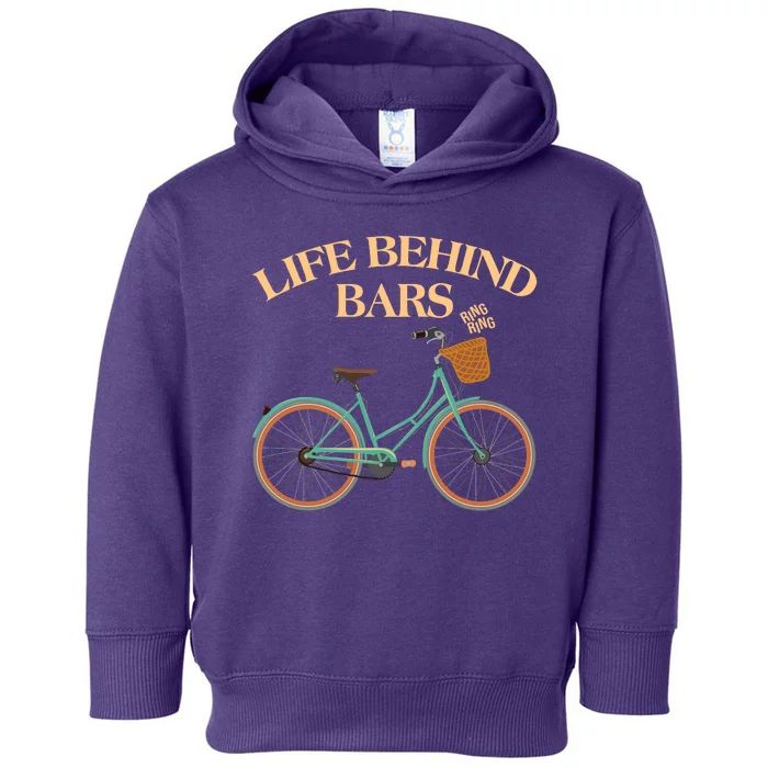 Funny VIntage Life Behind Bars Bike Bicycle Fan Toddler Hoodie