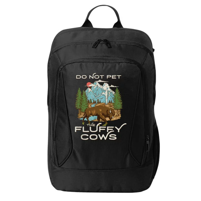 Funny Vintage Look Yellowstone National Park Bison Lover City Backpack