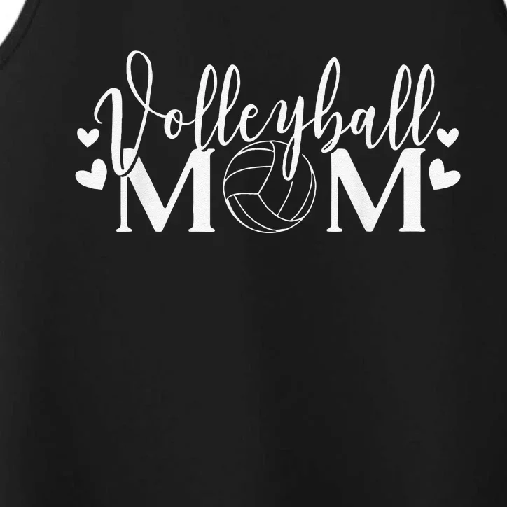 funny Volleyball Mom Leopard Volleyball Coach Team Performance Tank