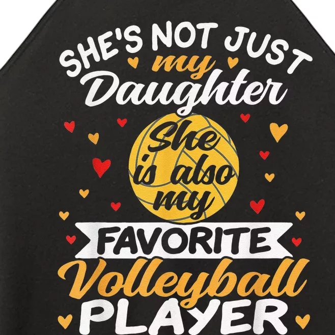 funny Volleyball Mom Dad Volleyball Coach Team Women’s Perfect Tri Rocker Tank