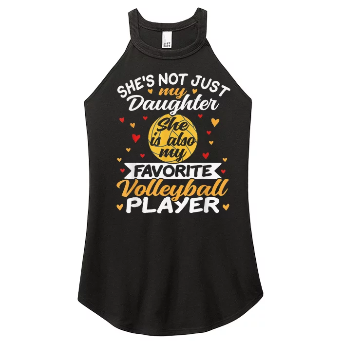 funny Volleyball Mom Dad Volleyball Coach Team Women’s Perfect Tri Rocker Tank