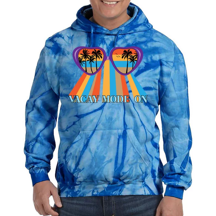 Family Vacay Mode On Summer Vacation Gift Tie Dye Hoodie