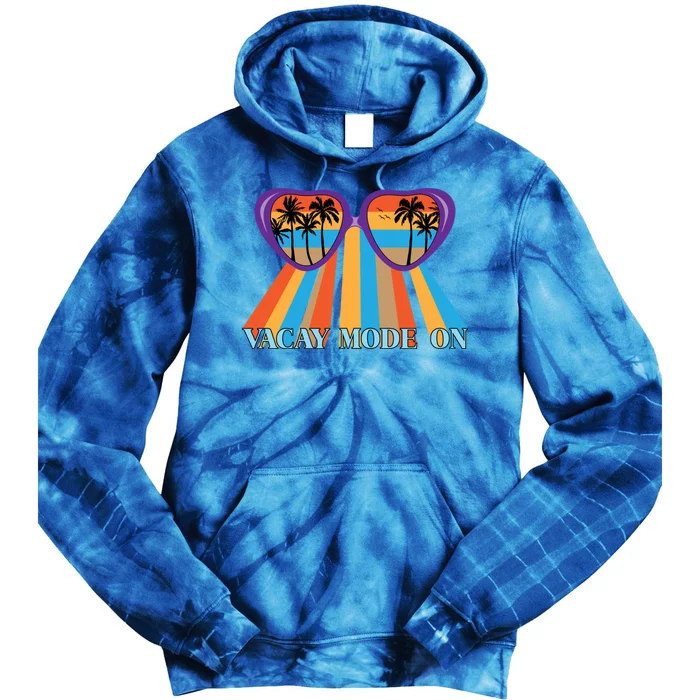 Family Vacay Mode On Summer Vacation Gift Tie Dye Hoodie