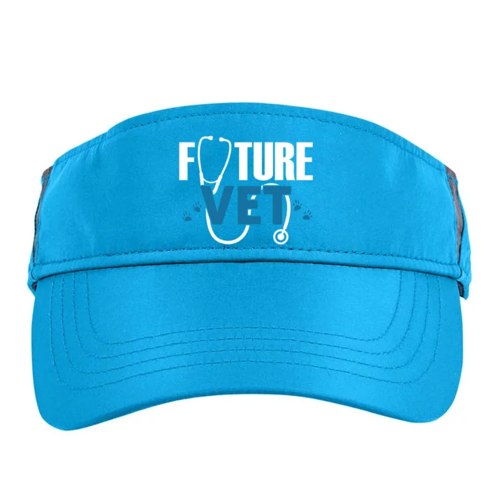 Future Vet Medical Animal Doctor Veterinary Students Great Gift Adult Drive Performance Visor