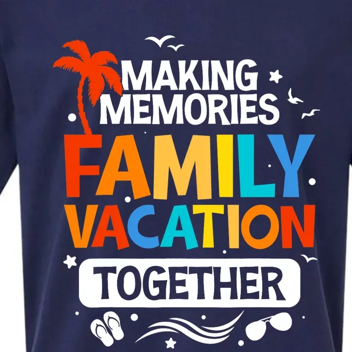 Family Vacation Making Memories Together Family Trip Sueded Cloud Jersey T-Shirt