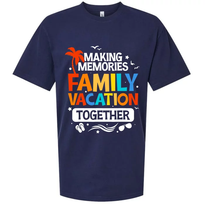 Family Vacation Making Memories Together Family Trip Sueded Cloud Jersey T-Shirt