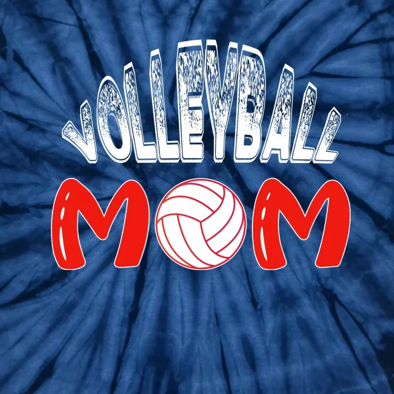 Funny Volleyball Mom Gift Tie-Dye T-Shirt